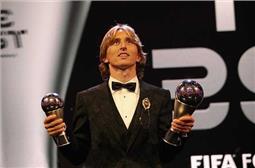 Luka Modric giành giải Cầu thủ nam xuất sắc nhất năm của FIFA